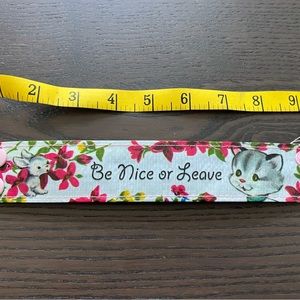 BNWT BLUE Q Kitten Wristband